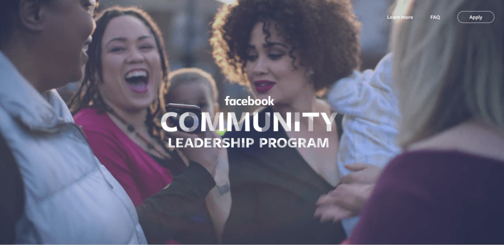 facebook community leadership program