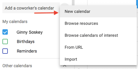 Menu a discesa per creare un nuovo calendario in Google Calendar "width =" 459 "style =" width: 459px; blocco di visualizzazione; margin-left: auto; margin-right: auto; "srcset =" https://blog.hubspot.com/hs-fs/hubfs/create-new-calendars.png?t=1536571987949&width=230&name=create-new-calendars.png 230w, https : //blog.hubspot.com/hs-fs/hubfs/create-new-calendars.png? t = 1536571987949 & width = 459 & name = create-new-calendars.png 459w, https://blog.hubspot.com/hs- fs / hubfs / create-new-calendars.png? t = 1536571987949 & width = 689 & name = create-new-calendars.png 689w, https://blog.hubspot.com/hs-fs/hubfs/create-new-calendars.png ? t = 1536571987949 & width = 918 & name = create-new-calendars.png 918w, https://blog.hubspot.com/hs-fs/hubfs/create-new-calendars.png?t=1536571987949&width=1148&name=create-new- calendars.png 1148w, https://blog.hubspot.com/hs-fs/hubfs/create-new-calendars.png?t=1536571987949&width=1377&name=create-new-calendars.png 1377w "sizes =" (max. larghezza: 459 px) 100vw, 459 px