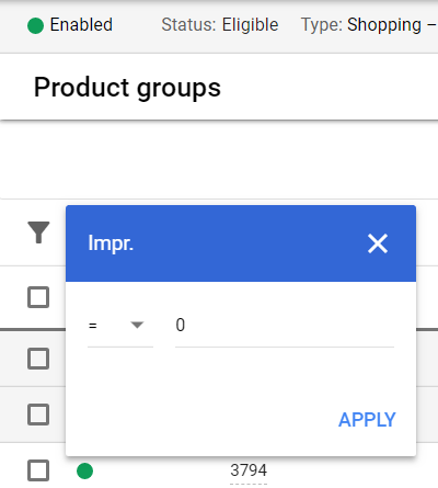 google shopping campaign tips product groups data