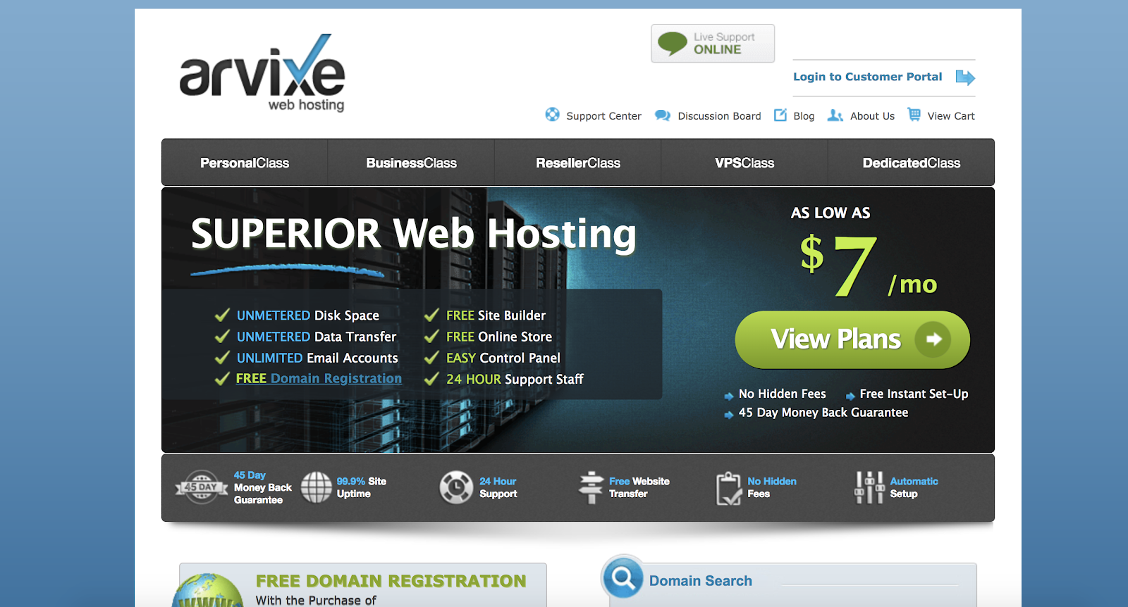 Arvixe-wordpress-hosting