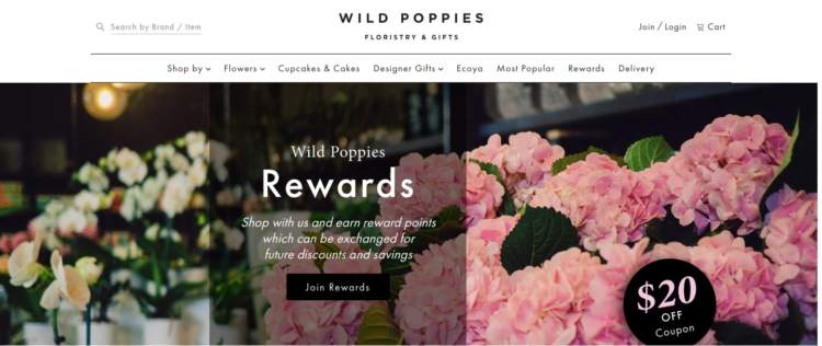 strategie di fidelizzazione dei clienti Wild Poppies Program Banner
