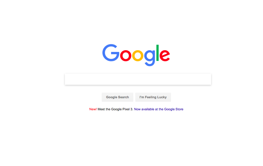 Home page di Google