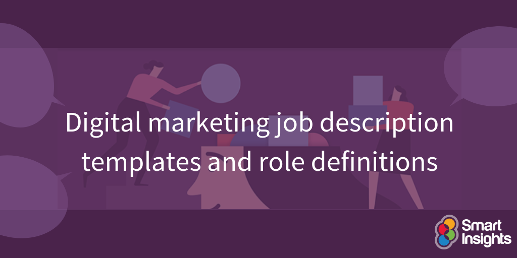 Modelli di descrizione del lavoro di marketing digitale e definizioni di ruolo