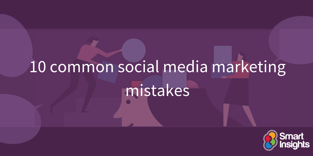 10 errori comuni di marketing sui social media