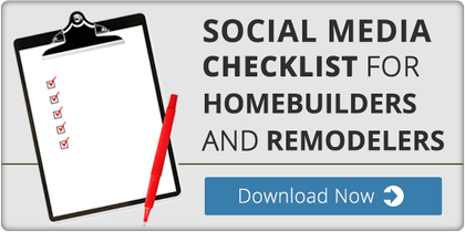 Lista di controllo dei social media per costruttori di case e rimodellatori