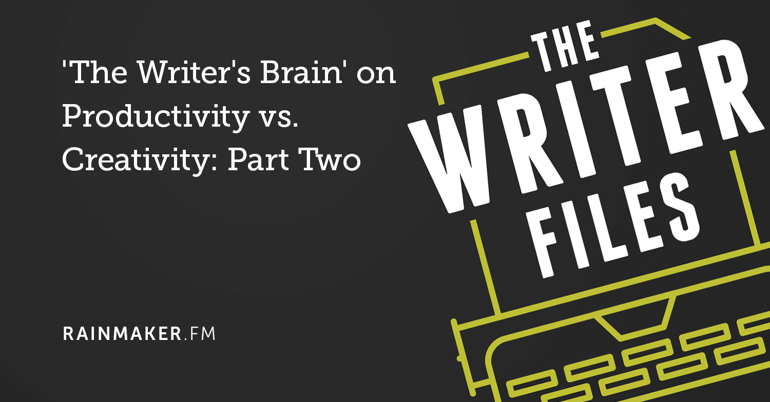 "The Writer's Brain" su Produttività vs. Creatività: seconda parte