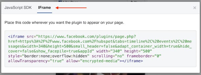facebook-page-plugin-embed-code "width =" 690 "style =" width: 690px; "srcset =" https://blog.hubspot.com/hs-fs/hubfs/facebook-page-plugin-embed- code.jpg? width = 345 & name = facebook-page-plugin-embed-code.jpg 345w, https://blog.hubspot.com/hs-fs/hubfs/facebook-page-plugin-embed-code.jpg?width = 690 & name = facebook-page-plugin-embed-code.jpg 690w, https://blog.hubspot.com/hs-fs/hubfs/facebook-page-plugin-embed-code.jpg?width=1035&name=facebook- page-plugin-embed-code.jpg 1035w, https://blog.hubspot.com/hs-fs/hubfs/facebook-page-plugin-embed-code.jpg?width=1380&name=facebook-page-plugin-embed -code.jpg 1380w, https://blog.hubspot.com/hs-fs/hubfs/facebook-page-plugin-embed-code.jpg?width=1725&name=facebook-page-plugin-embed-code.jpg 1725w , https://blog.hubspot.com/hs-fs/hubfs/facebook-page-plugin-embed-code.jpg?width=2070&name=facebook-page-plugin-embed-code.jpg 2070w "sizes =" ( larghezza massima: 690 px) 100vw, 690 px