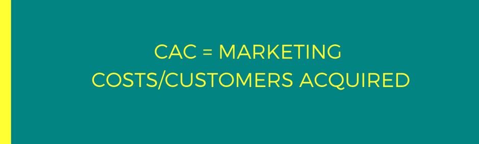 CAC + Costi di marketing: i clienti acquisiti