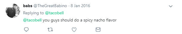 feedback twitter taco bell