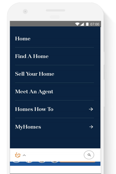 home.com navigazione mobile
