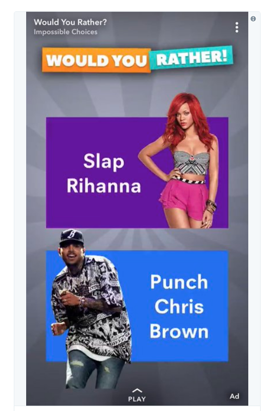 Instagram Ads sbaglia Snapchat e Rihanna