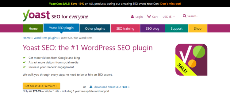 plugin per e-commerce wordpress yoast