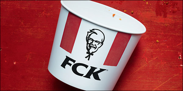 Immagine di KFC Bucket con alterata 