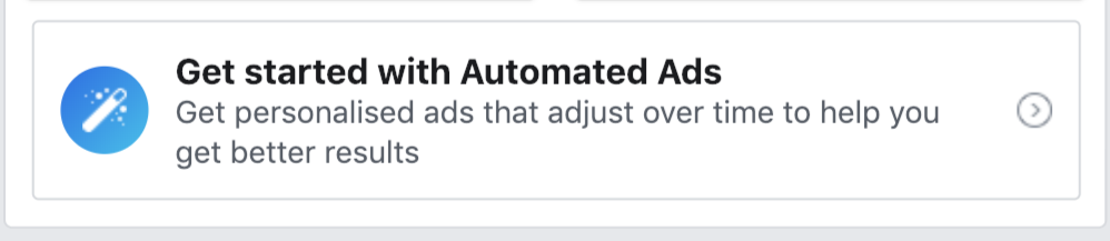 Gli annunci automatici di Facebook iniziano