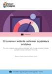 10 guida agli errori comuni dell'esperienza del cliente sul sito Web