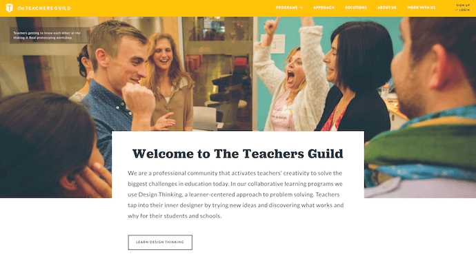 teacher-guild-best-website-design-2016 "width =" 690 "style =" width: 690px; "srcset =" https://blog.hubspot.com/hs-fs/hubfs/teachers-guild-best- website-design-2016.png? width = 345 & name = teacher-guild-best-website-design-2016.png 345w, https://blog.hubspot.com/hs-fs/hubfs/teachers-guild-best-website -design-2016.png? width = 690 & name = teacher-guild-best-website-design-2016.png 690w, https://blog.hubspot.com/hs-fs/hubfs/teachers-guild-best-website- design-2016.png? width = 1035 & name = teacher-guild-best-website-design-2016.png 1035w, https://blog.hubspot.com/hs-fs/hubfs/teachers-guild-best-website-design -2016.png? Width = 1380 & name = teacher-guild-best-website-design-2016.png 1380w, https://blog.hubspot.com/hs-fs/hubfs/teachers-guild-best-website-design- 2016.png? Width = 1725 & name = teachers-guild-best-website-design-2016.png 1725w, https://blog.hubspot.com/hs-fs/hubfs/teachers-guild-best-website-design-2016 .png? width = 2070 & name = teachers-guild-best-website-design-2016.png 2070w "sizes =" (larghezza massima: 690px) 100vw, 690px