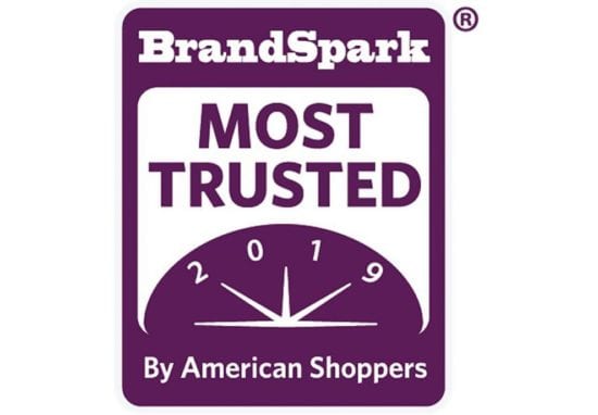 Logo degli Awards più fidati di BrandSpark