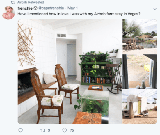 Retweet Airbnb