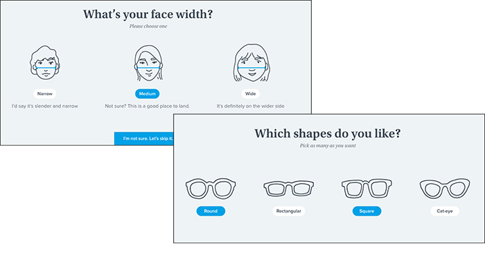 Warby Parker Quiz Imbuto