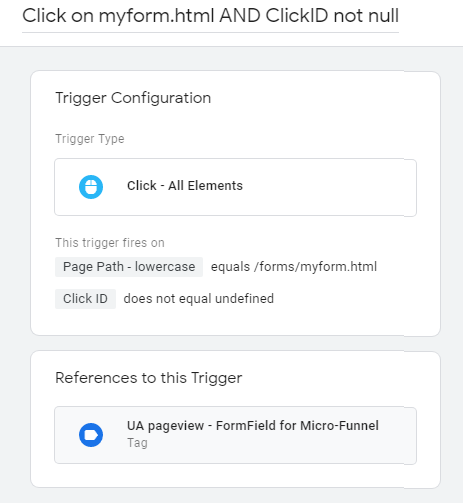 attiva la configurazione in Google Tag Manager per micro imbuto.
