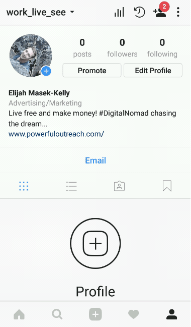 pagina dell'account di work_live_see_Instagram