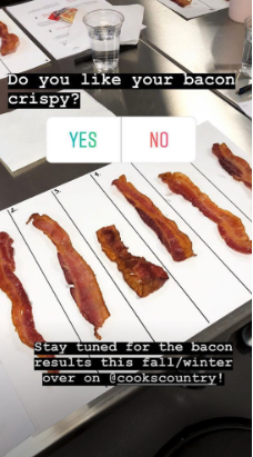 America's Test Kitchen Storia di Instagram