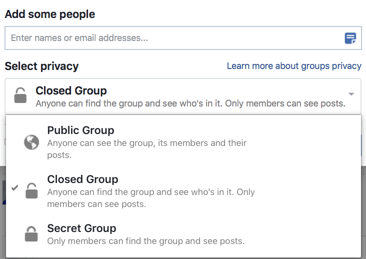 Gruppi di Facebook