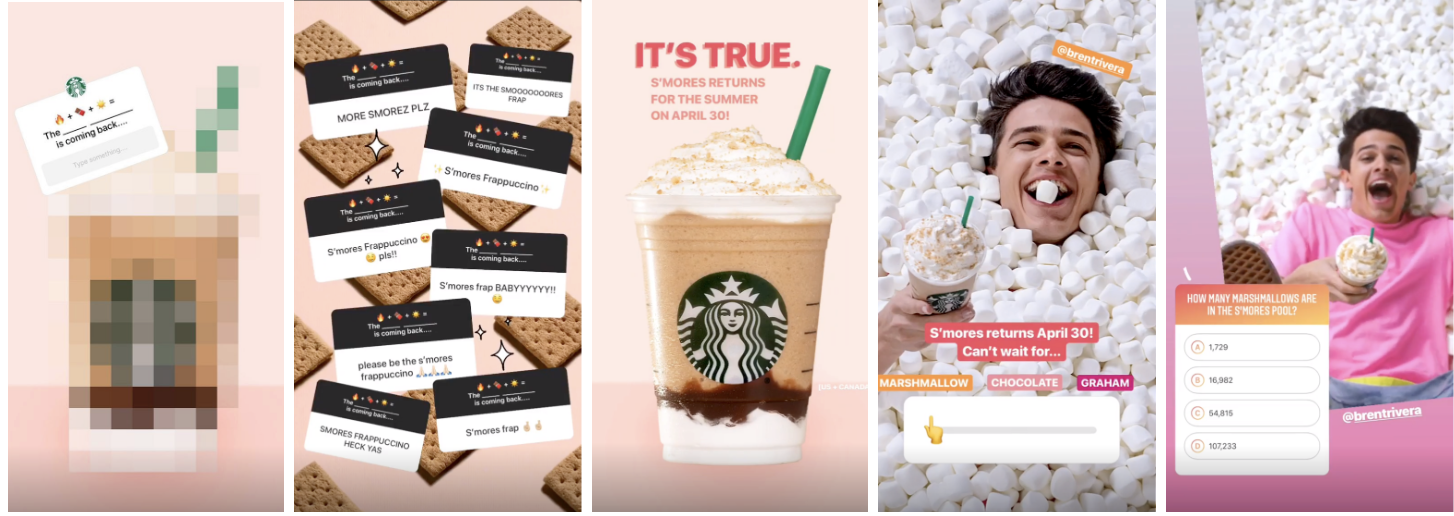 Storia di Starbucks Instagram