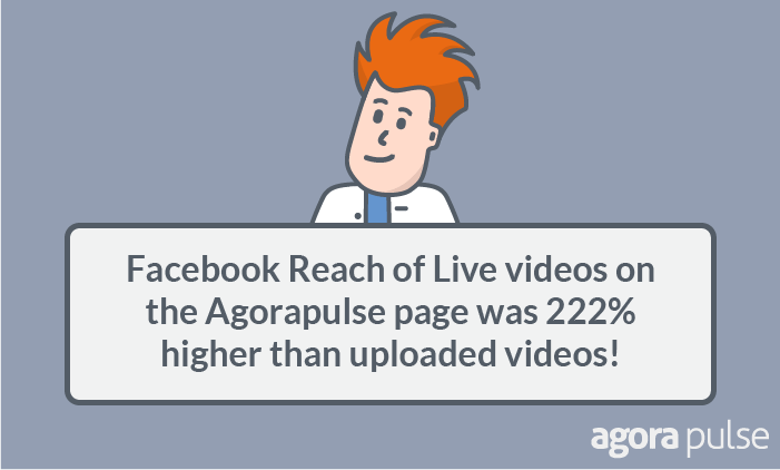indirizzare più traffico ai post del tuo blog utilizzando video - statistiche video live di Facebook