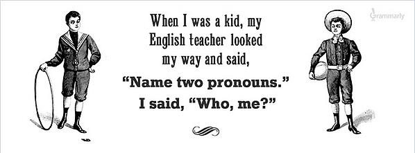 scherzo grammaticale nome-due-pronomi