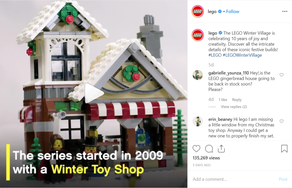 Posta del villaggio invernale LEGO