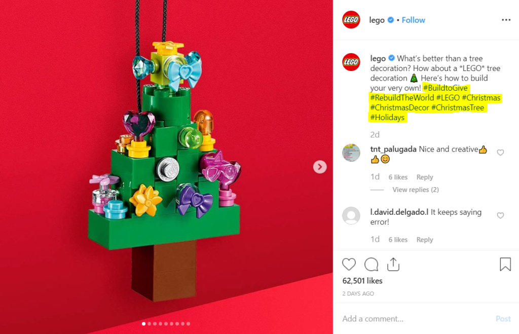 LEGO Christmas Post
