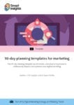 Modelli di pianificazione di 90 giorni per il marketing