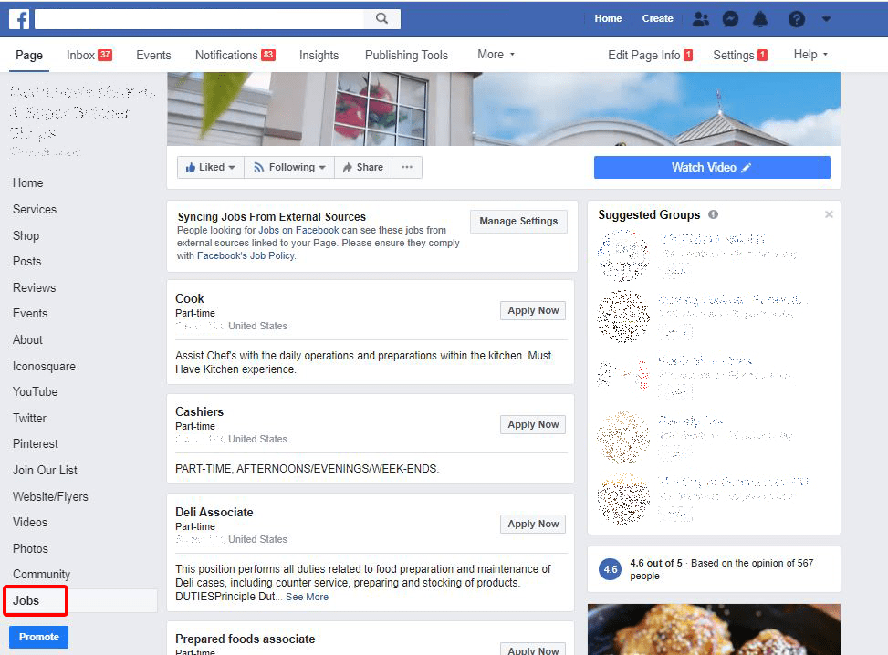 Come vedere i tuoi lavori su FB