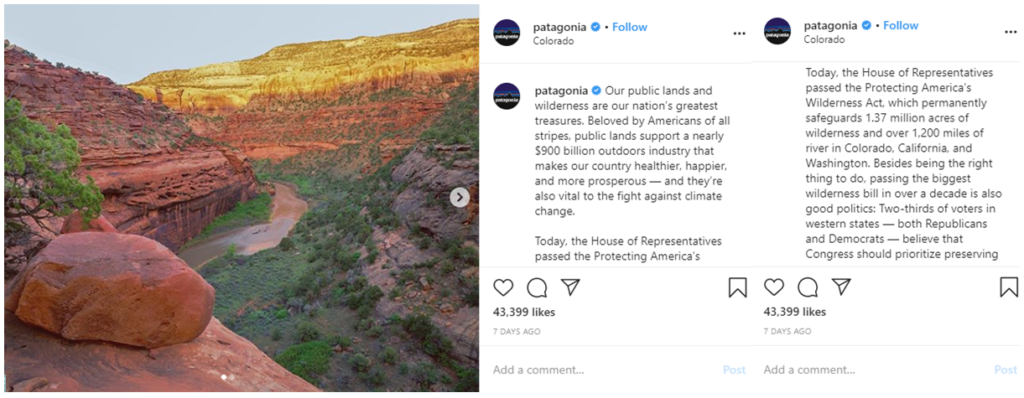 Patagonia Instagram
