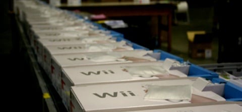 linea di produzione Wii