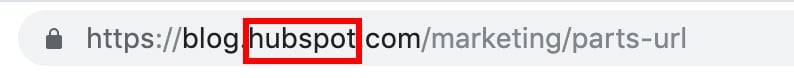 parti di un URL: dominio di secondo livello