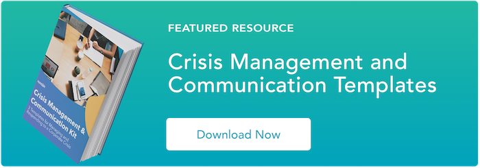 comunicazione di crisi
