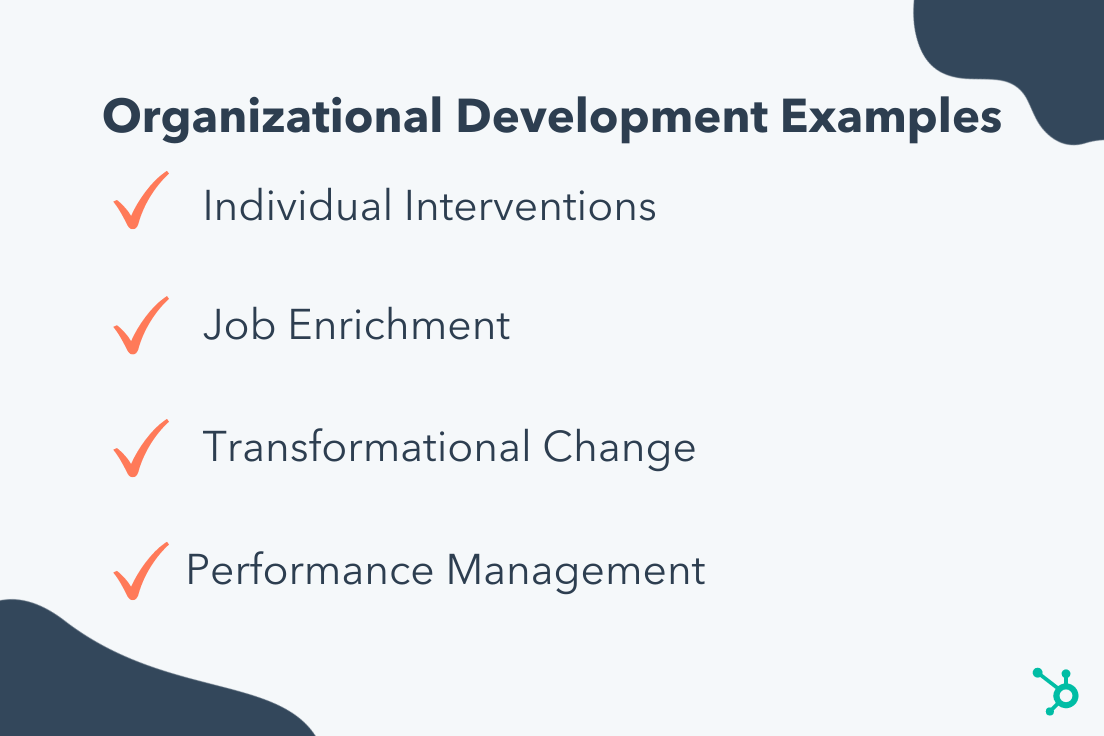 esempi di sviluppo organizzativo