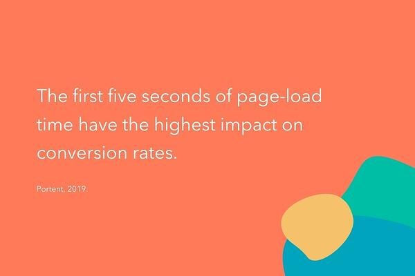 I primi cinque secondi di caricamento della pagina hanno il massimo impatto sui tassi di conversione