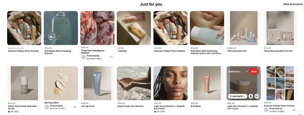 Come fare soldi su Pinterest: il marchio di prodotti per la cura della pelle Summer Fridays condivide pin acquistabili su Pinterest