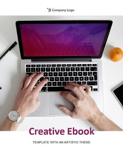 Modello di ebook: tema artistico