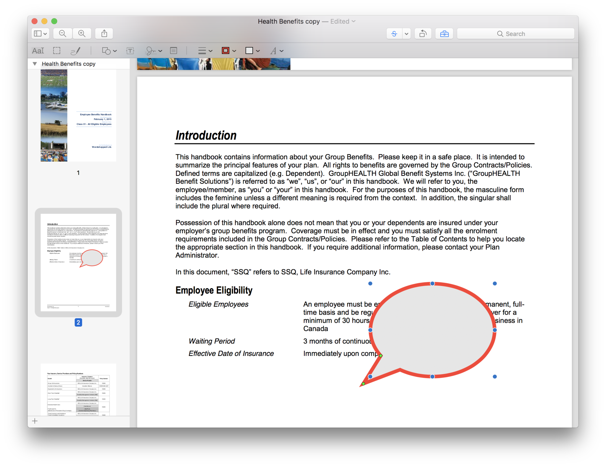I migliori lettori di pdf gratuiti: MacOS Preview
