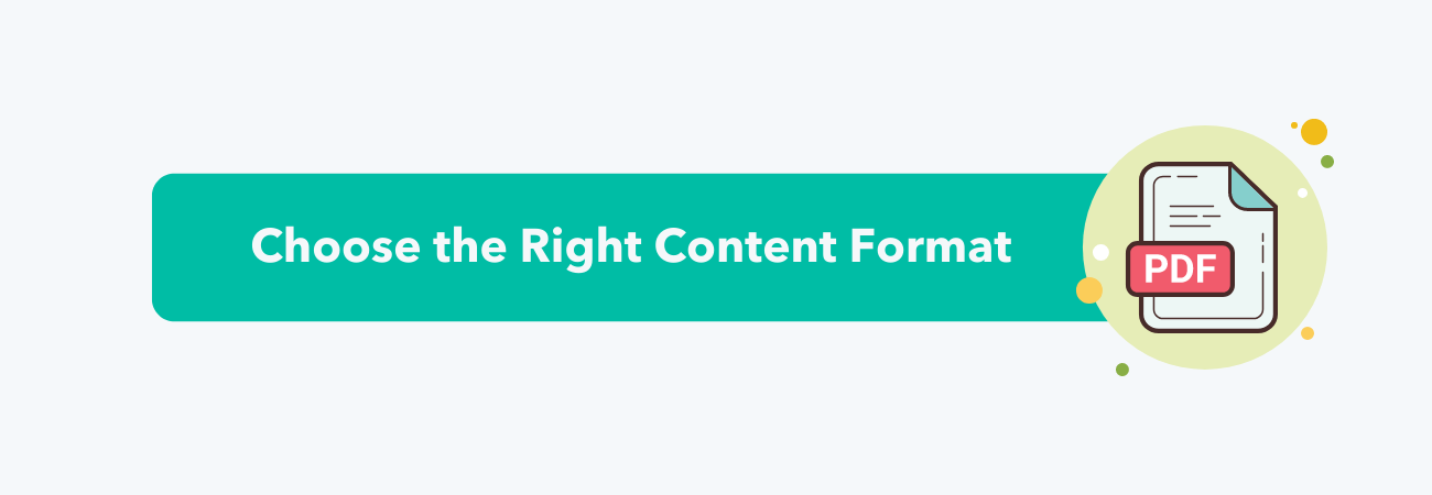 Come utilizzare i dati nella creazione di contenuti: scegli il formato di contenuto giusto