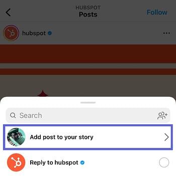 come ripubblicare su instagram: aggiungi un post alla tua storia