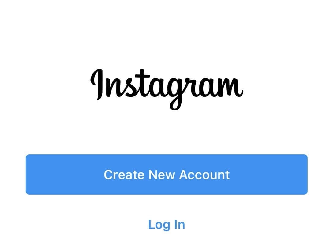 crea un account aziendale instagram: passaggio 1. iscriviti